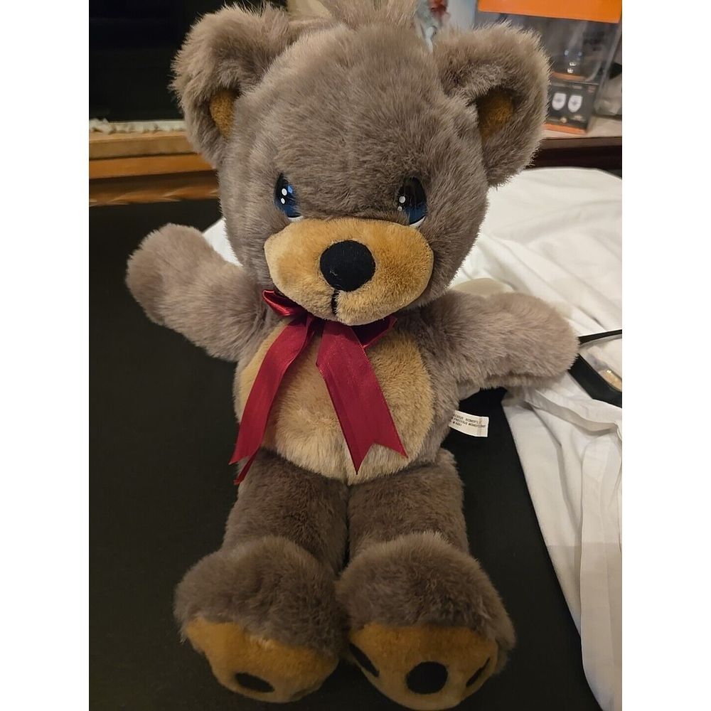 RARE VINTAGE Precious Moments Charlie 15 INCH Plush Teddy Bear Logo On Foot
